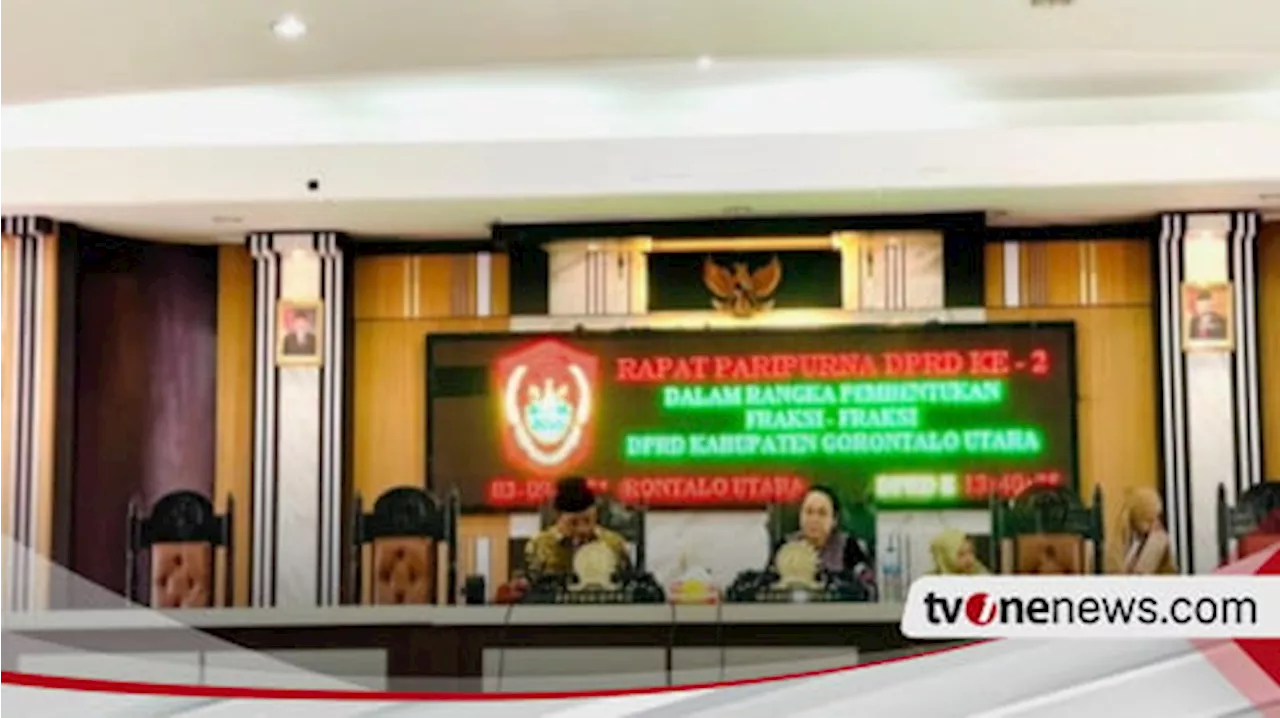 DPRD Gorontalo Utara Umumkan Pembentukan 4 Fraksi, Apa Saja?