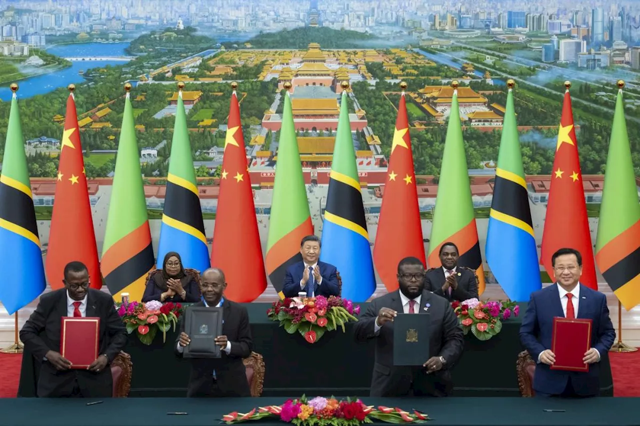 Chinese and African leaders hold a summit on deepening cooperation in a divided world