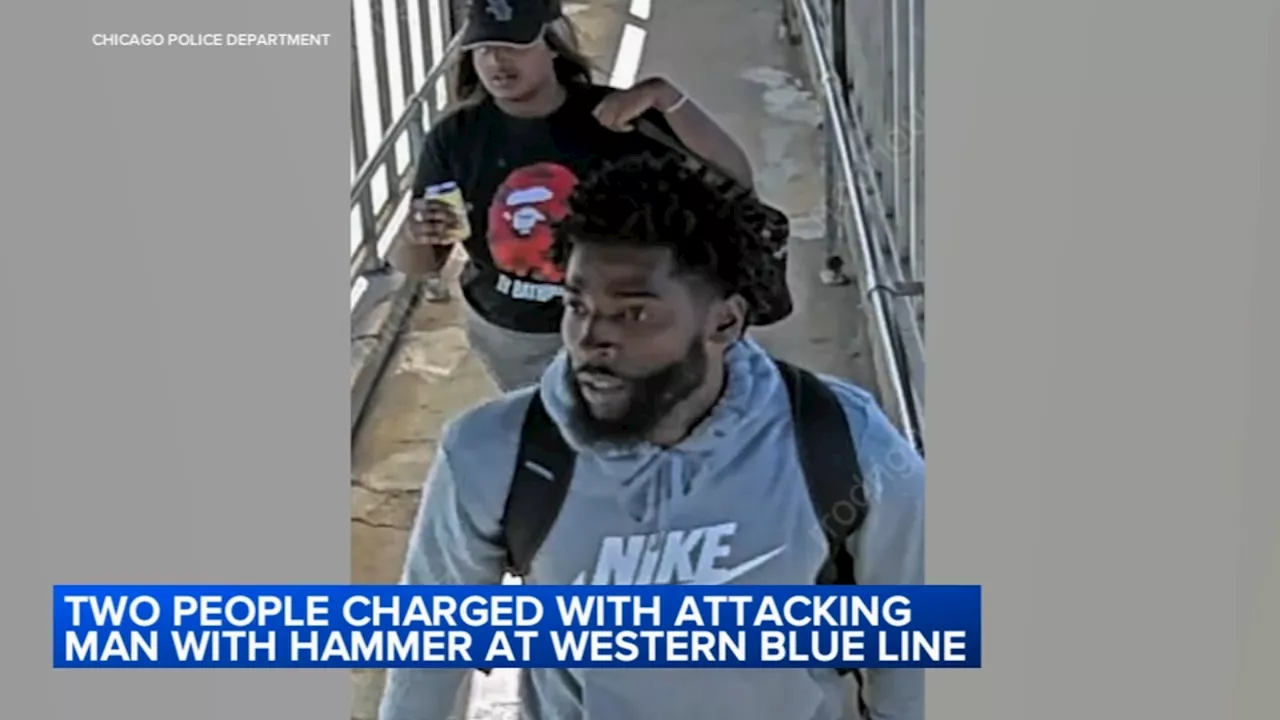 Suspects charged in hammer attack at CTA Western Blue Line station, Chicago police say