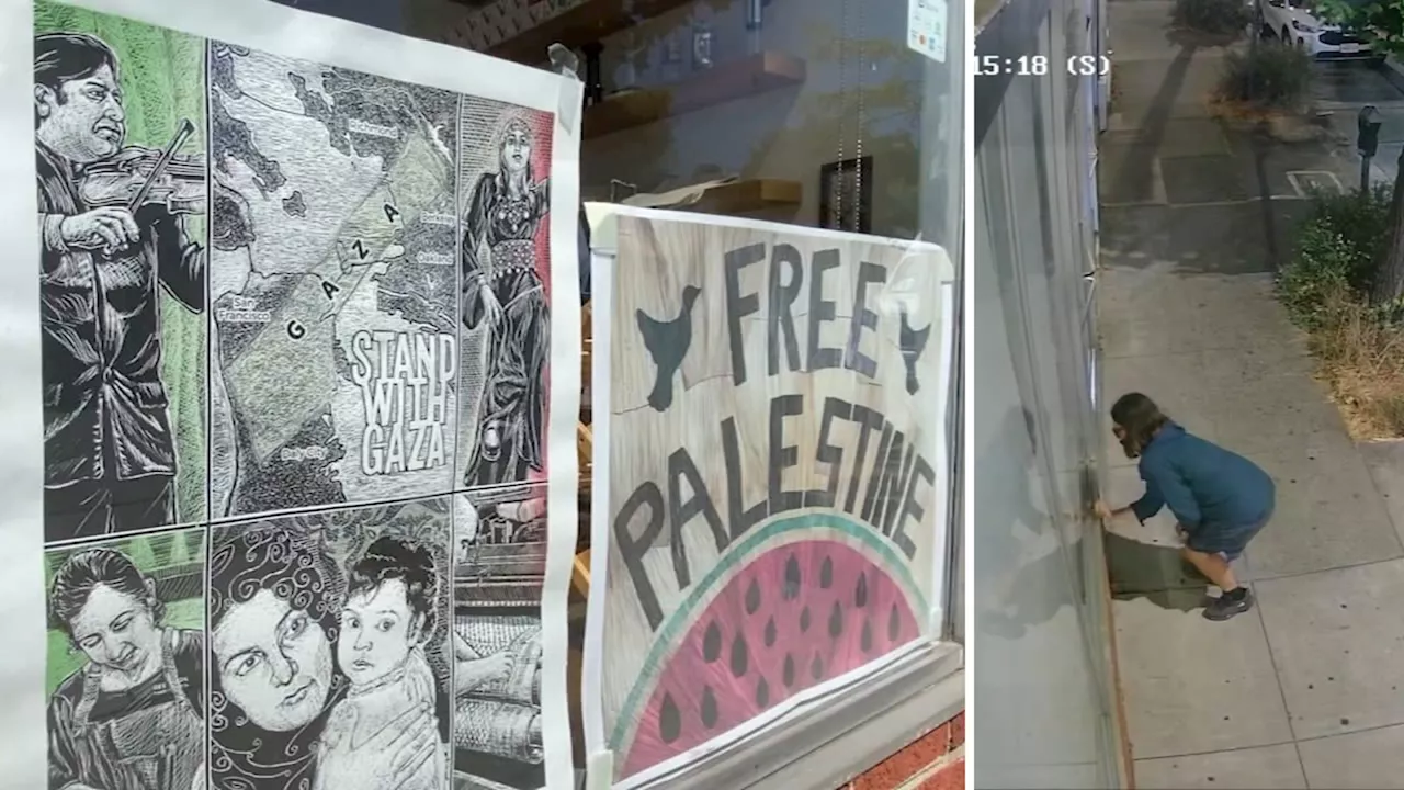 Berkeley police investigating hate crime as cafe vandalized 4 times for 'Free Palestine' sign