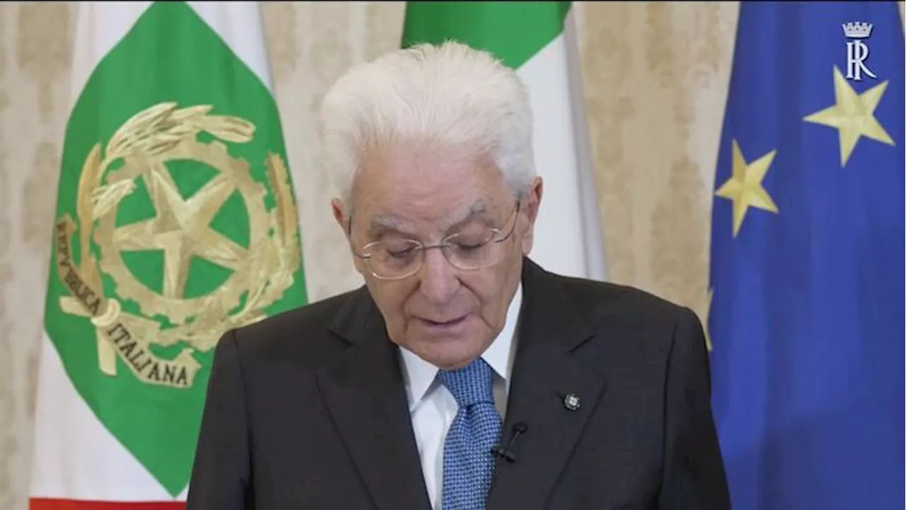 Mattarella: 'Ci sono spinte nostalgiche, provocarono tragedie'