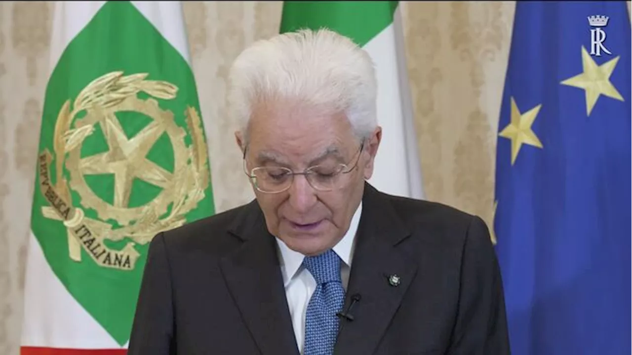 Mattarella: 'Europa incompiuta, non si temano le riforme per perfezionarla'