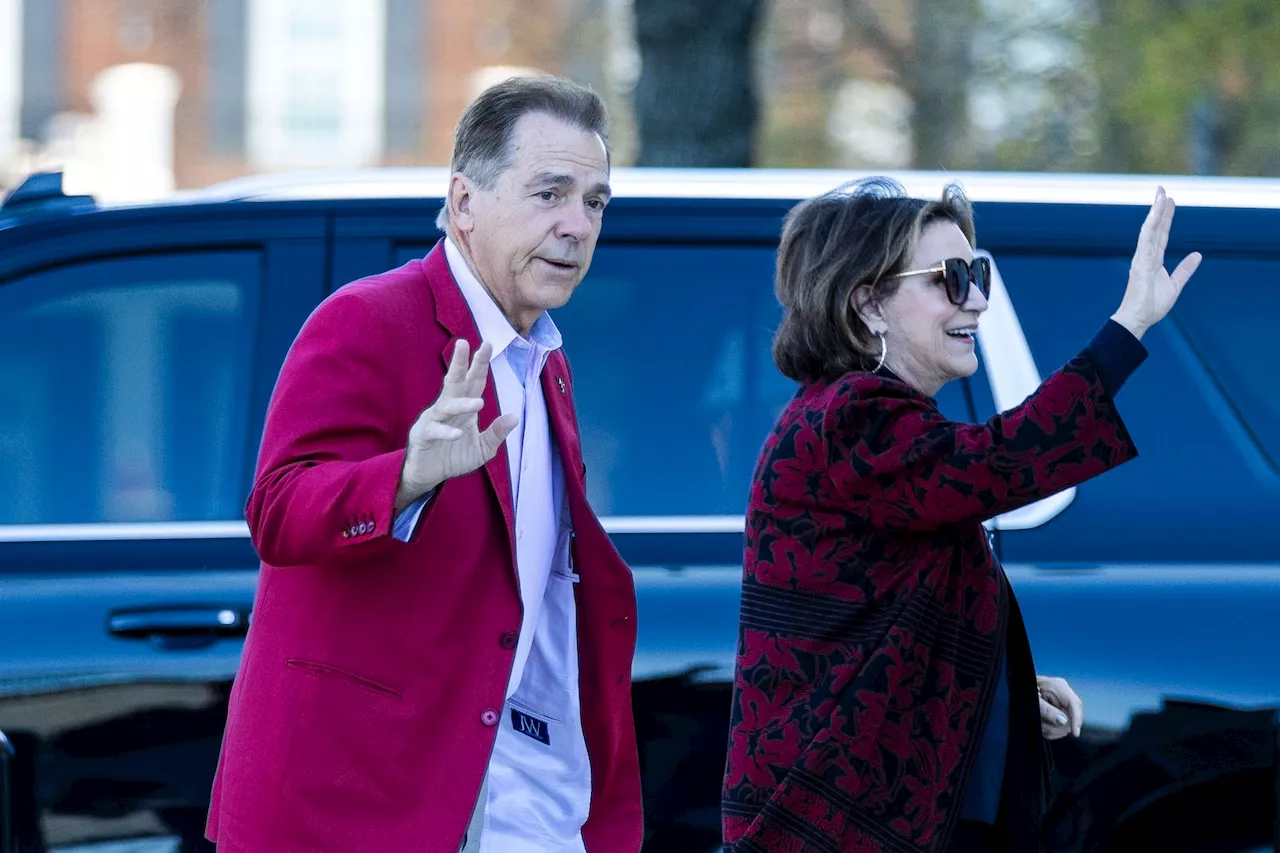 Nick Saban, Miss Terry honored at Alabama Board of Trustees meeting with Saban Field naming