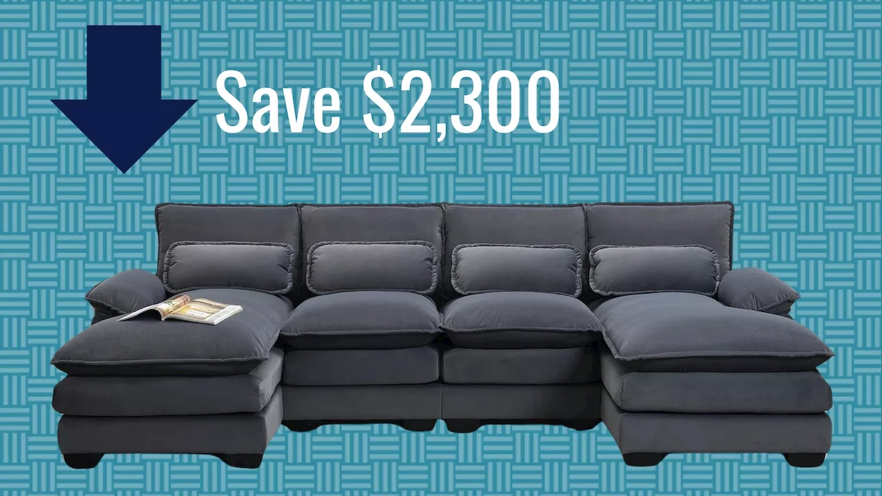 Walmart has $3,000 sectional sofa on sale for less than $700