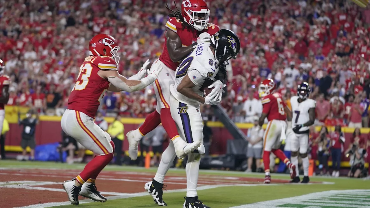 Xavier Worthy scores 2 TDs in NFL debut, giving the Chiefs' offense another dangerous dimension