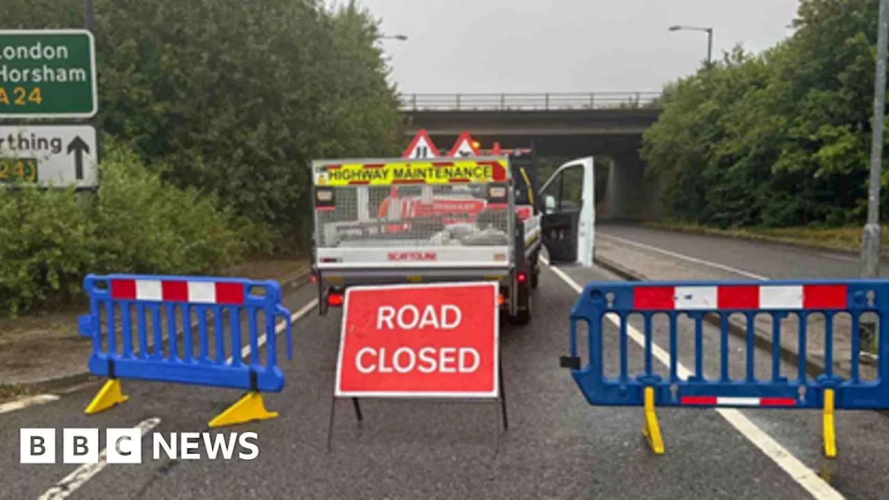 Weather warning for heavy rain remains in force as roads flood