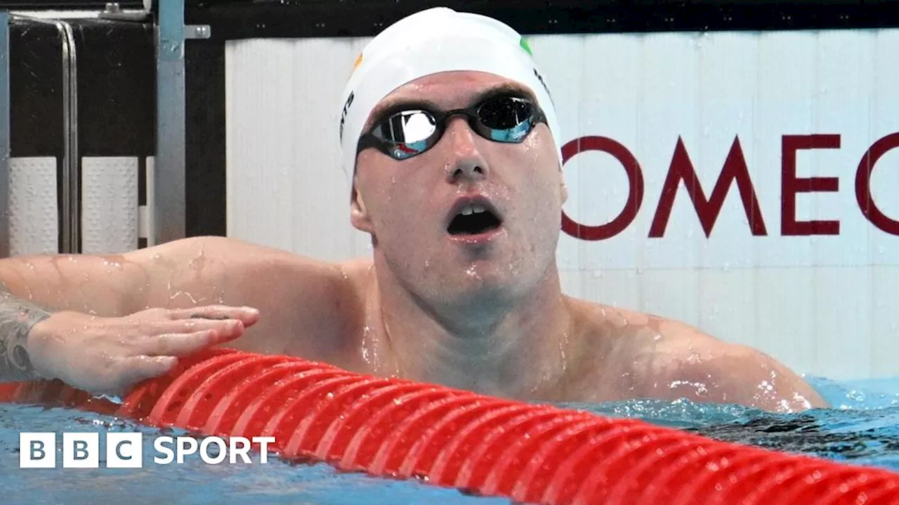 Paralympics 2024: Ireland's Barry McClements reaches S9 100m butterfly final in Paris