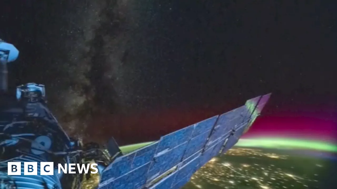 ISS footage captures 'orbital sunrise' over Earth