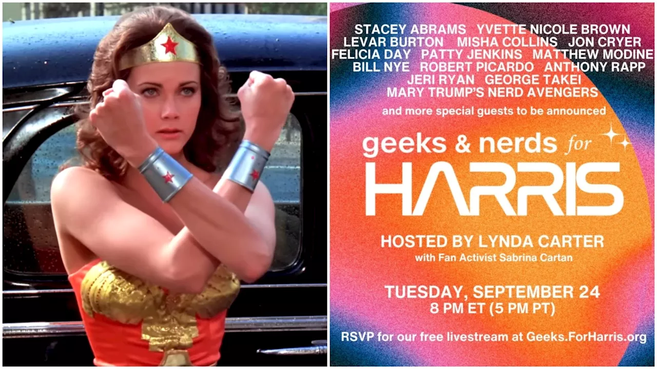 Geeks & Nerds for Harris Set for Sept. 24: Carter, Cartan Post Details