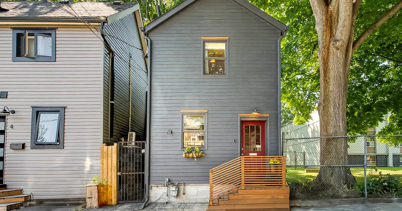 A cute little one-bedroom laneway house in Toronto is selling for $800,000