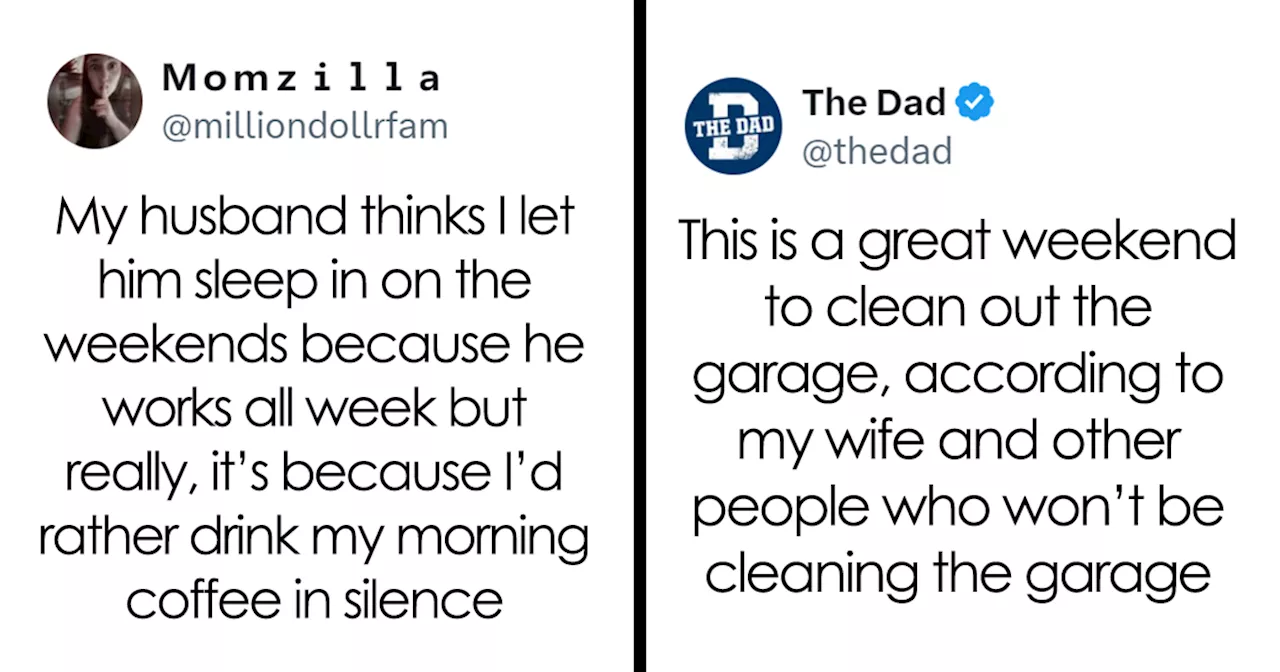 35 Hilarious Tweets Summarizing How Married Couples Spend Their Weekends Together