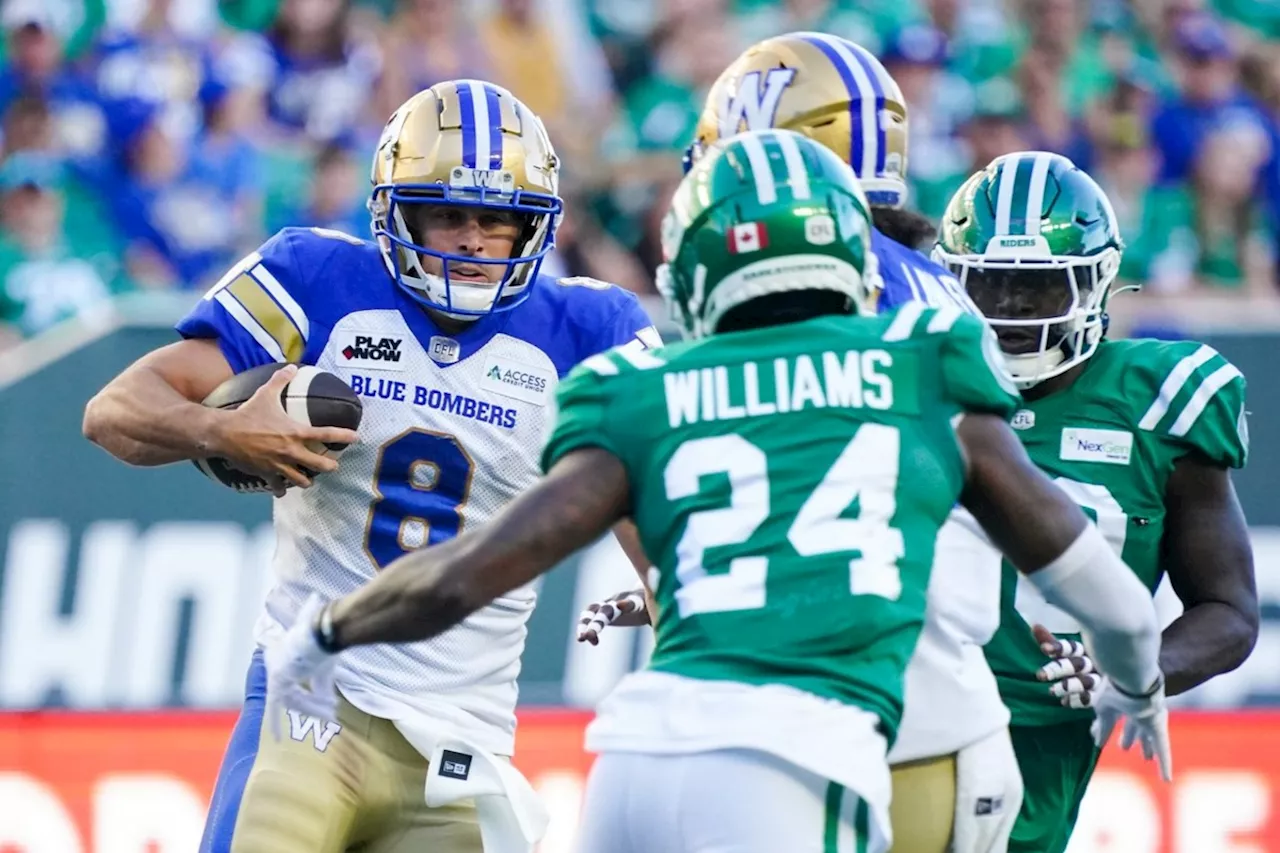 Bombers, Riders carrying 'extra fire' and 'payback' in mind into Banjo Bowl game