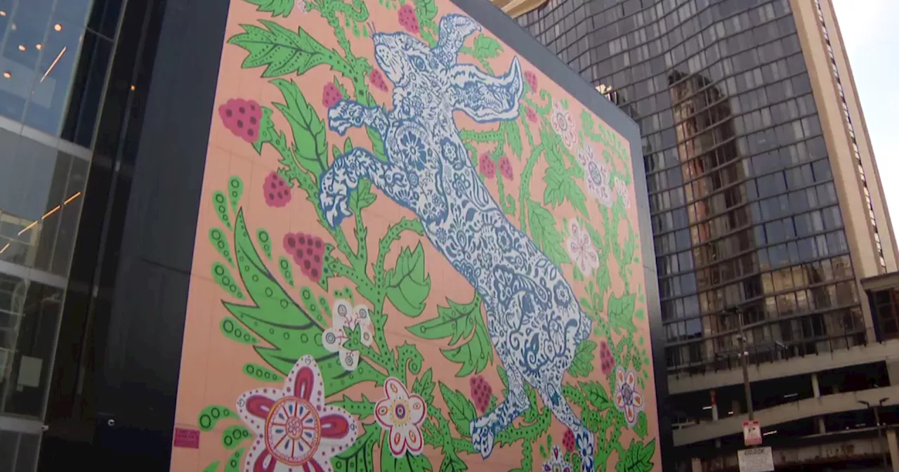 Columbia College unveils new murals by faculty members on Wabash Arts Corridor