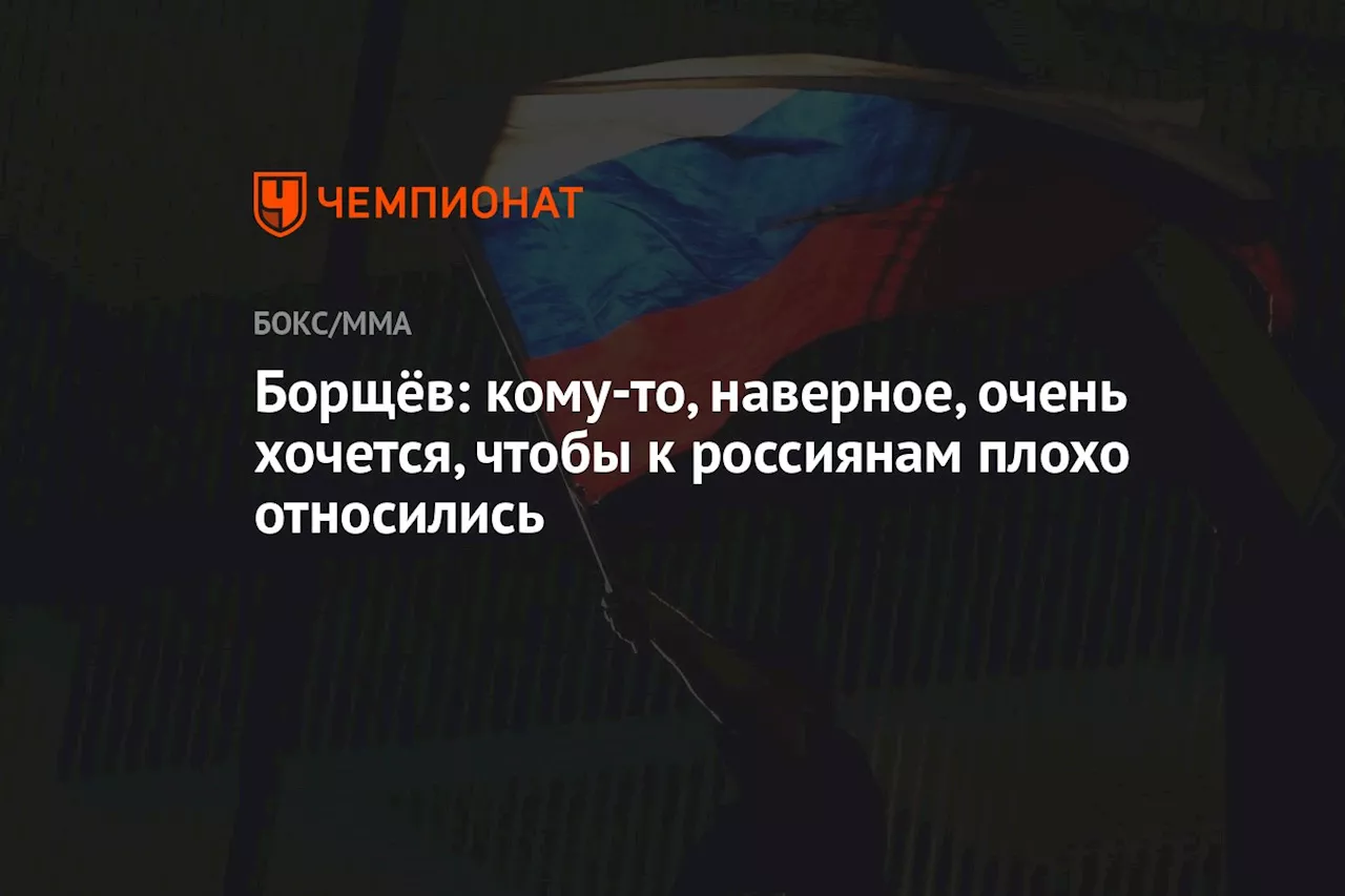 Борщёв: кому-то, наверное, очень хочется, чтобы к россиянам плохо относились