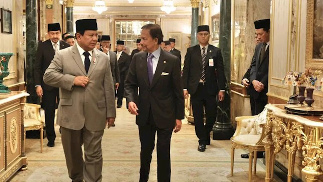 Detik-Detik Mesra Prabowo Bertemu Sultan Brunei, Bak Sahabat Lama