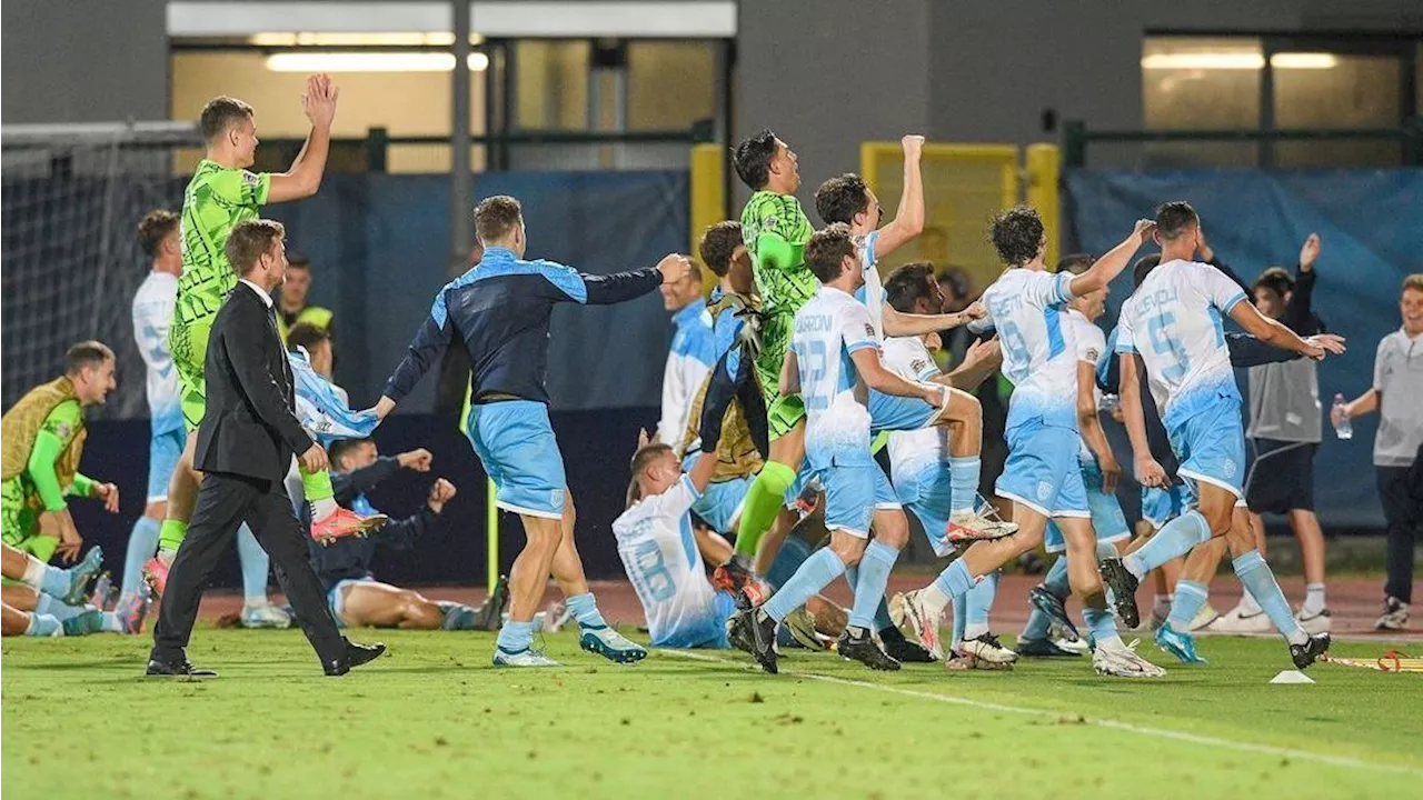 Pior seleção da Europa, San Marino vence primeiro jogo oficial na história