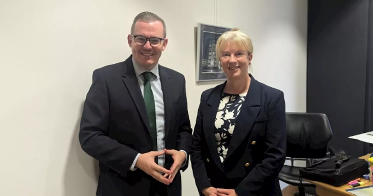 North Lanarkshire Council’s finance convener meets Scotland’s Finance Secretary