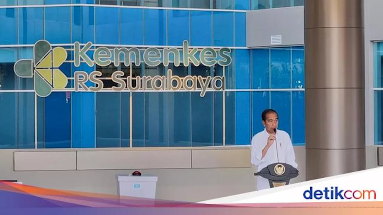 Diresmikan Jokowi, RS Kemenkes Surabaya Telan Anggaran Rp 2 T