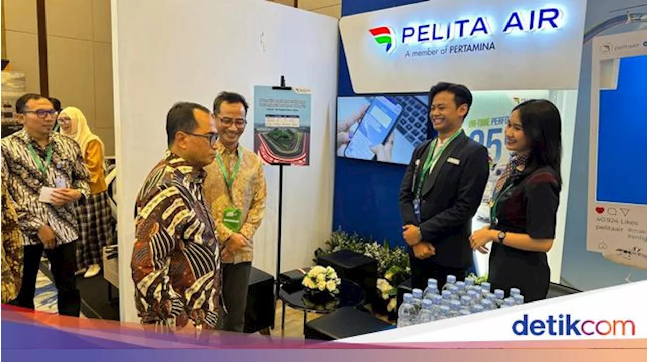 Kunjungi Booth Pelita Air di Hub Space, Menhub Puji Peringkat OTP 95%