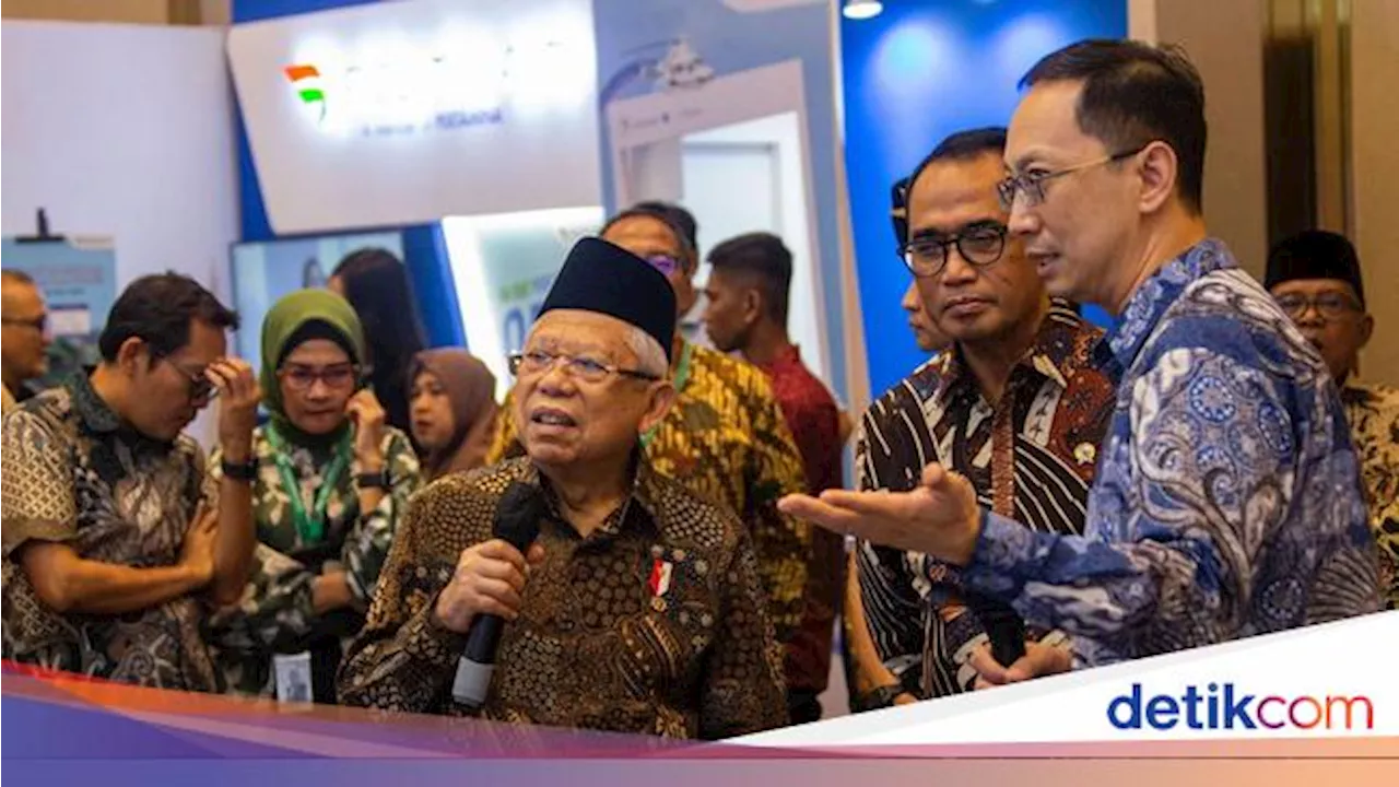 Wapres Kunjungi Booth Angkasa Pura, Bahas Operasional Bandara di RI