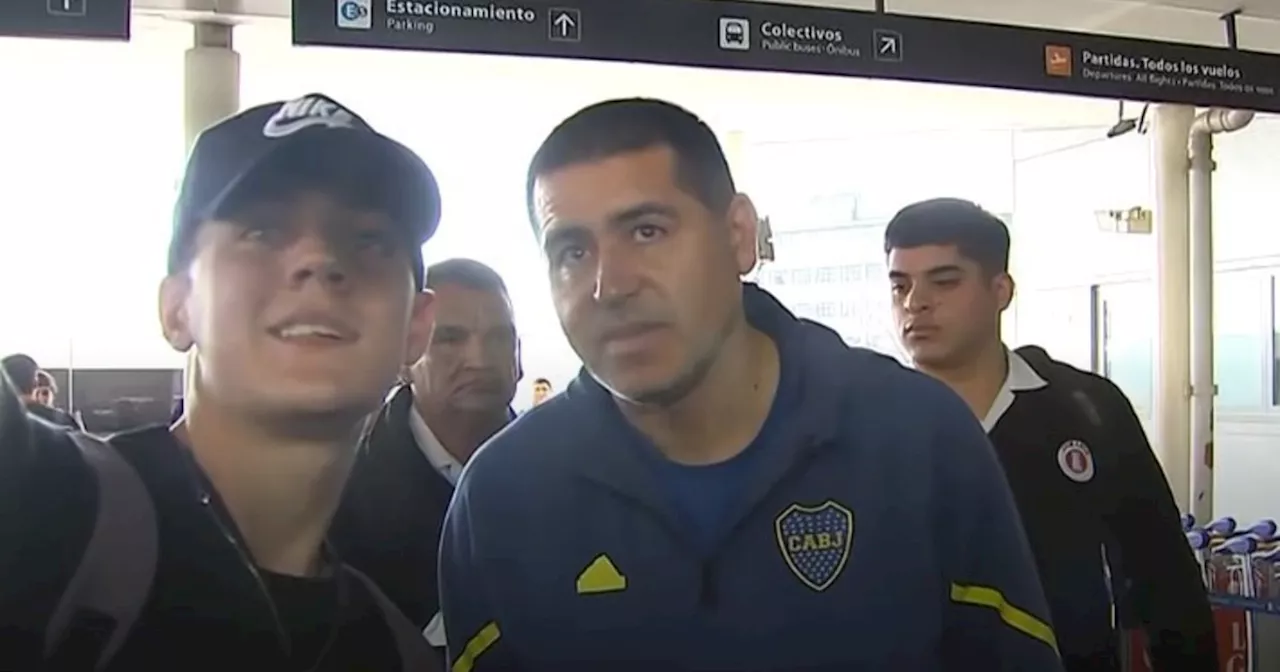 Con Riquelme en la delegación, Boca vuela rumbo a Mendoza