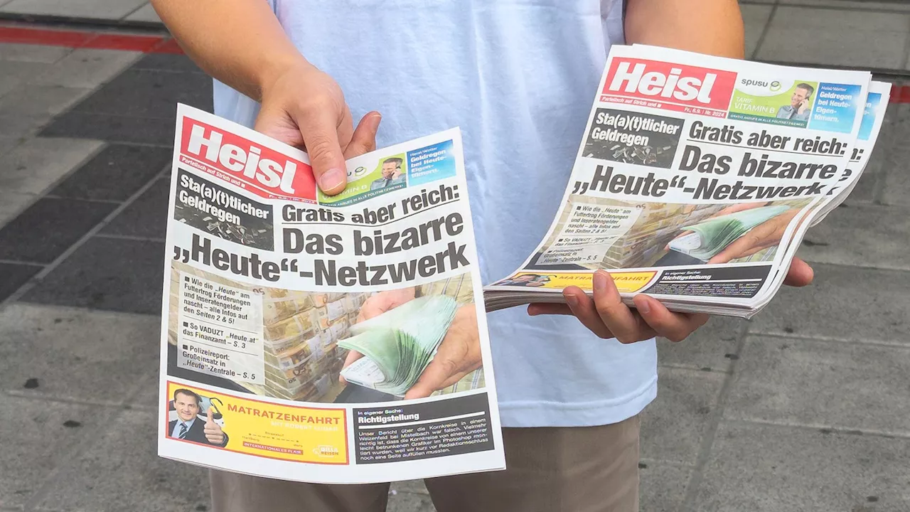 20 Jahre „Heute“: Tagespresse gratuliert mit Sonderausgabe „Heisl“