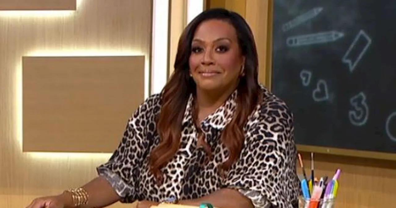 Alison Hammond's trendy ASOS leopard print set on This Morning