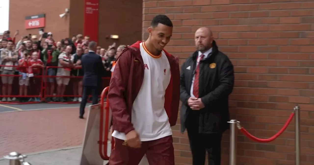 Trent Alexander-Arnold's telling reaction to Old Trafford spotted on Liverpool tunnel cam