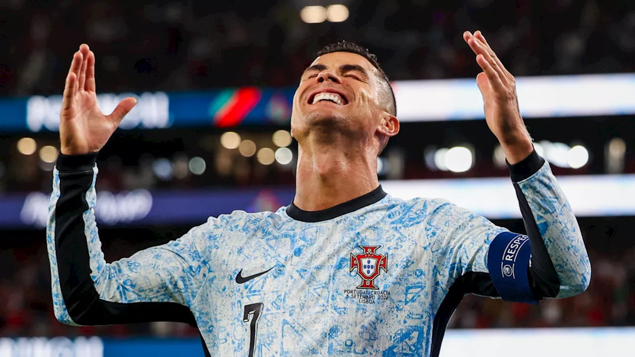 Cristiano recupera gol con Portugal y anota el 900 de su carrera ante Croacia