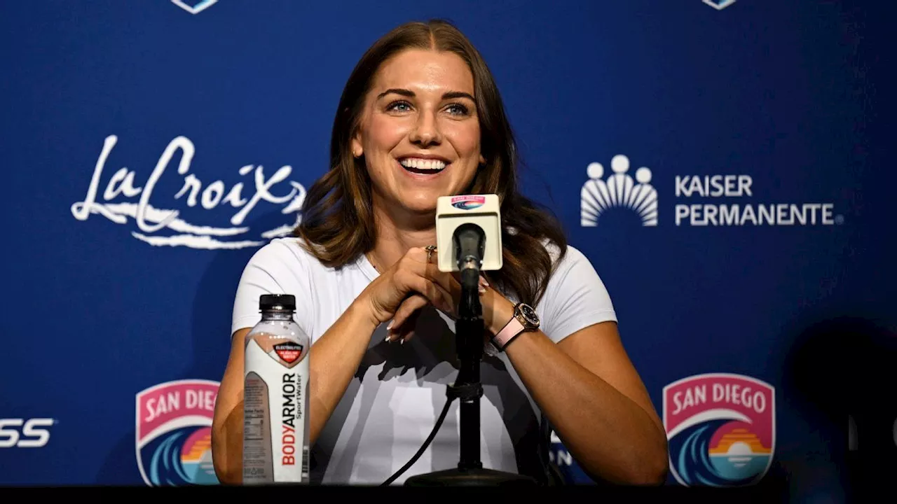 Alex Morgan happy retiring with women's soccer in 'amazing place'