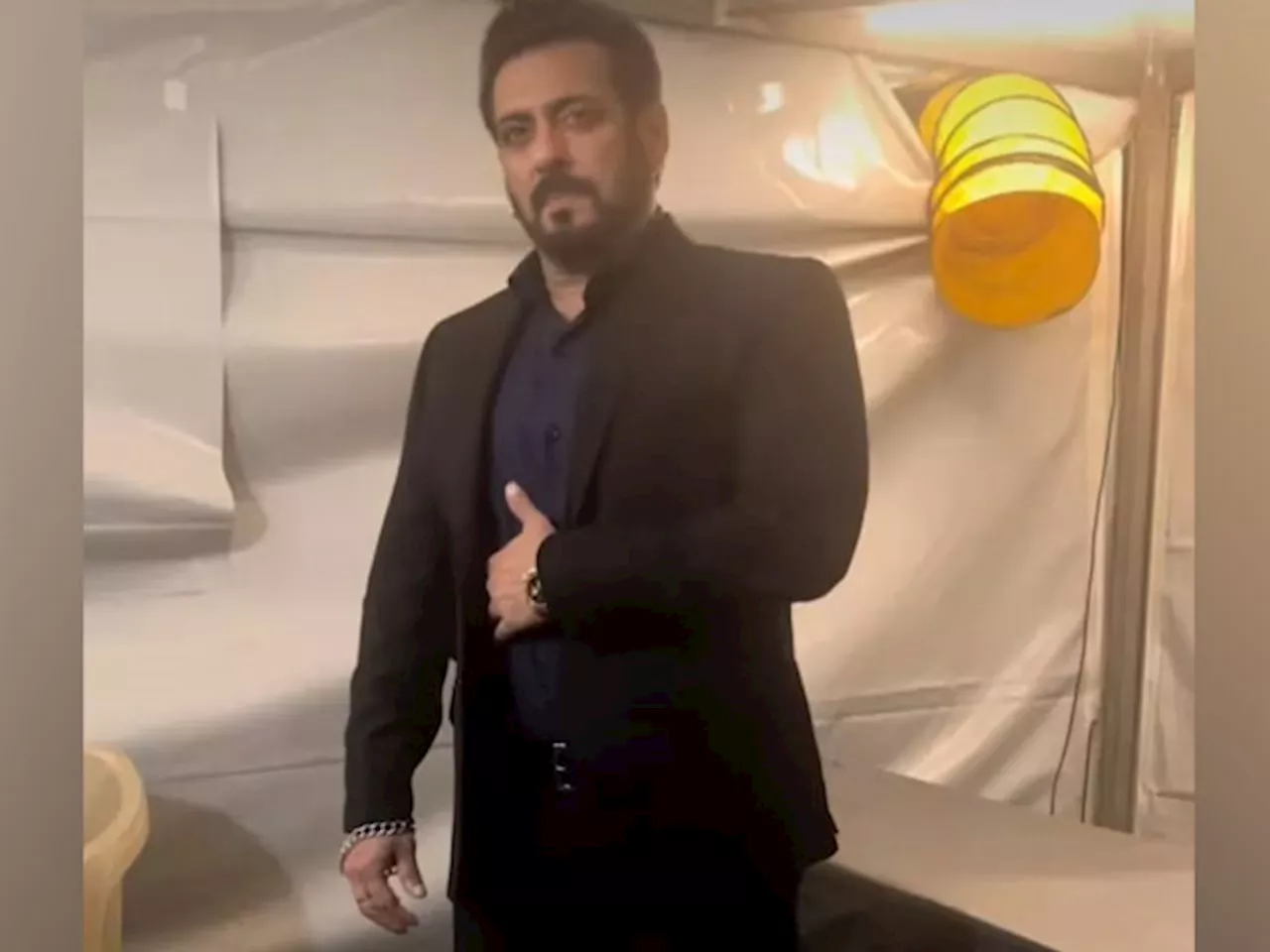 سلمان خان ٹوٹی ہوئی پسلیوں کے ساتھ ’ بگ باس 18 ‘ کے سیٹ پر پہنچ گئے