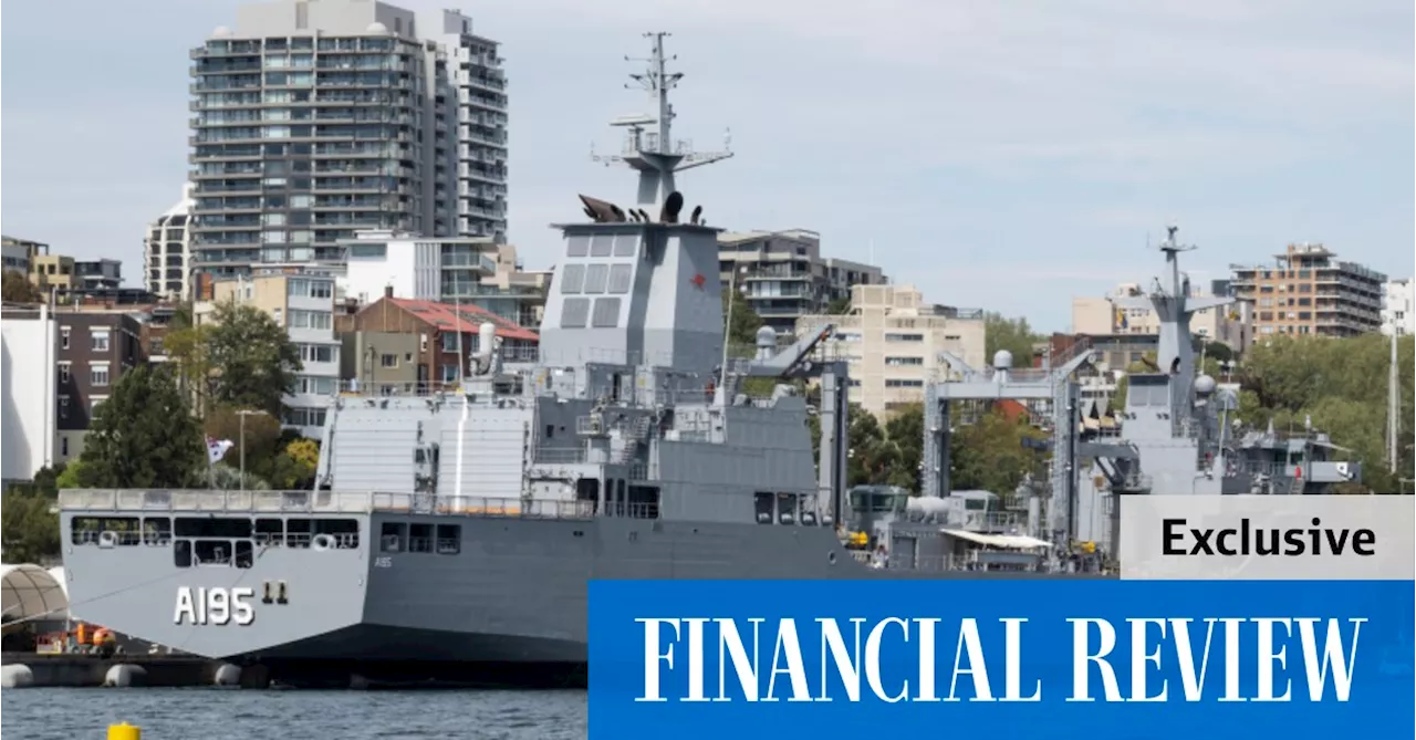 Faulty $1.2b navy ships out of action until 2025