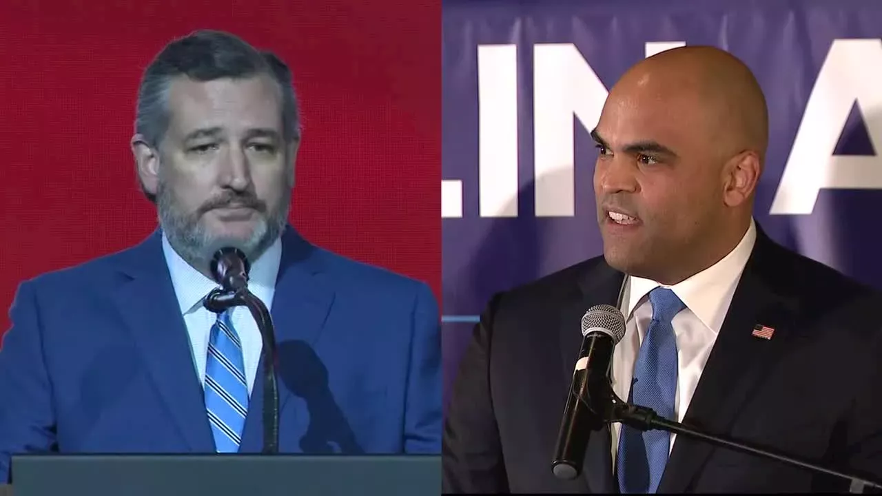 Election Ted Cruz leads Colin Allred by 8 points in US Senate race