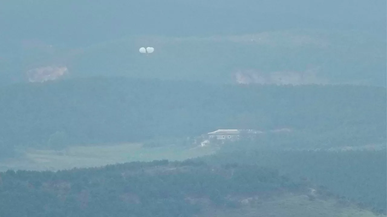 South Korea accuses the North of launching more trash balloons into its airspace