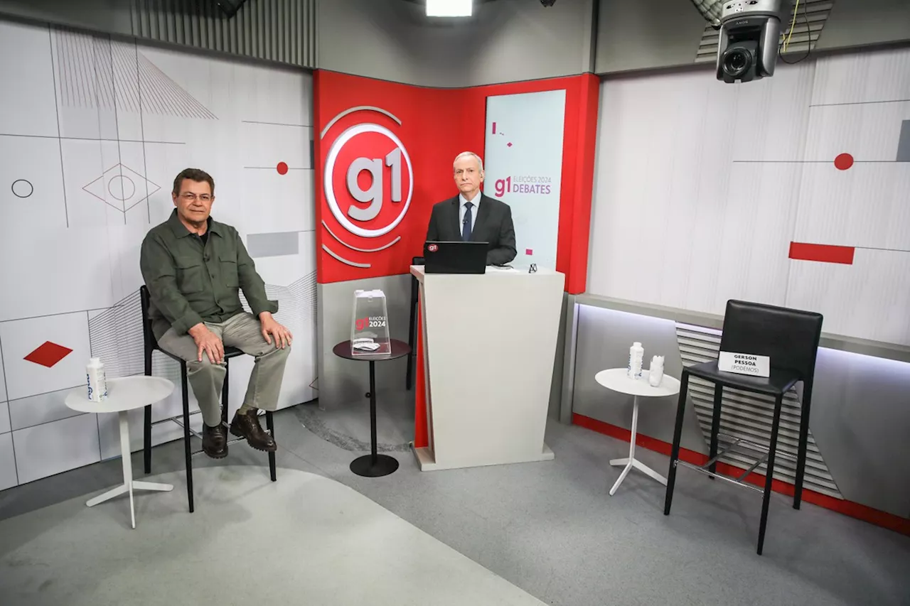 Osasco: Emidio de Souza dá entrevista ao g1 após Gerson Pessoa faltar a debate