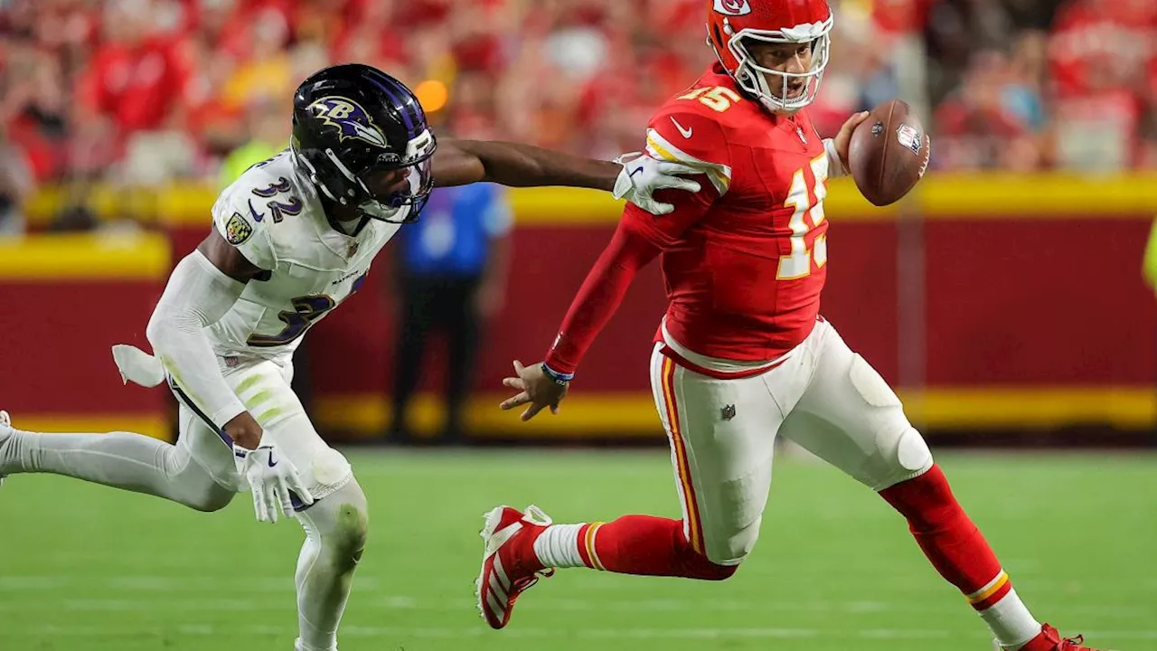 Mahomes contro Jackson, che spettacolo! Kansas City supera Baltimore 27-20