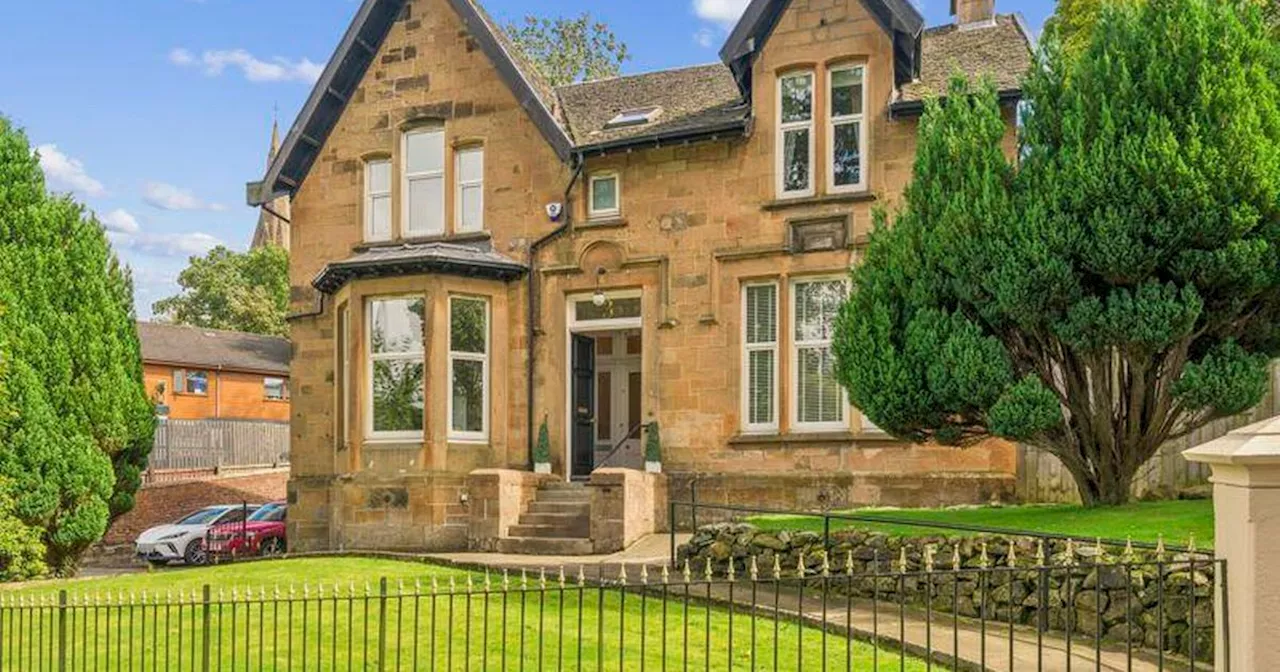 Stunning Glasgow period property with secret 'hidden bathroom' behind sliding doors