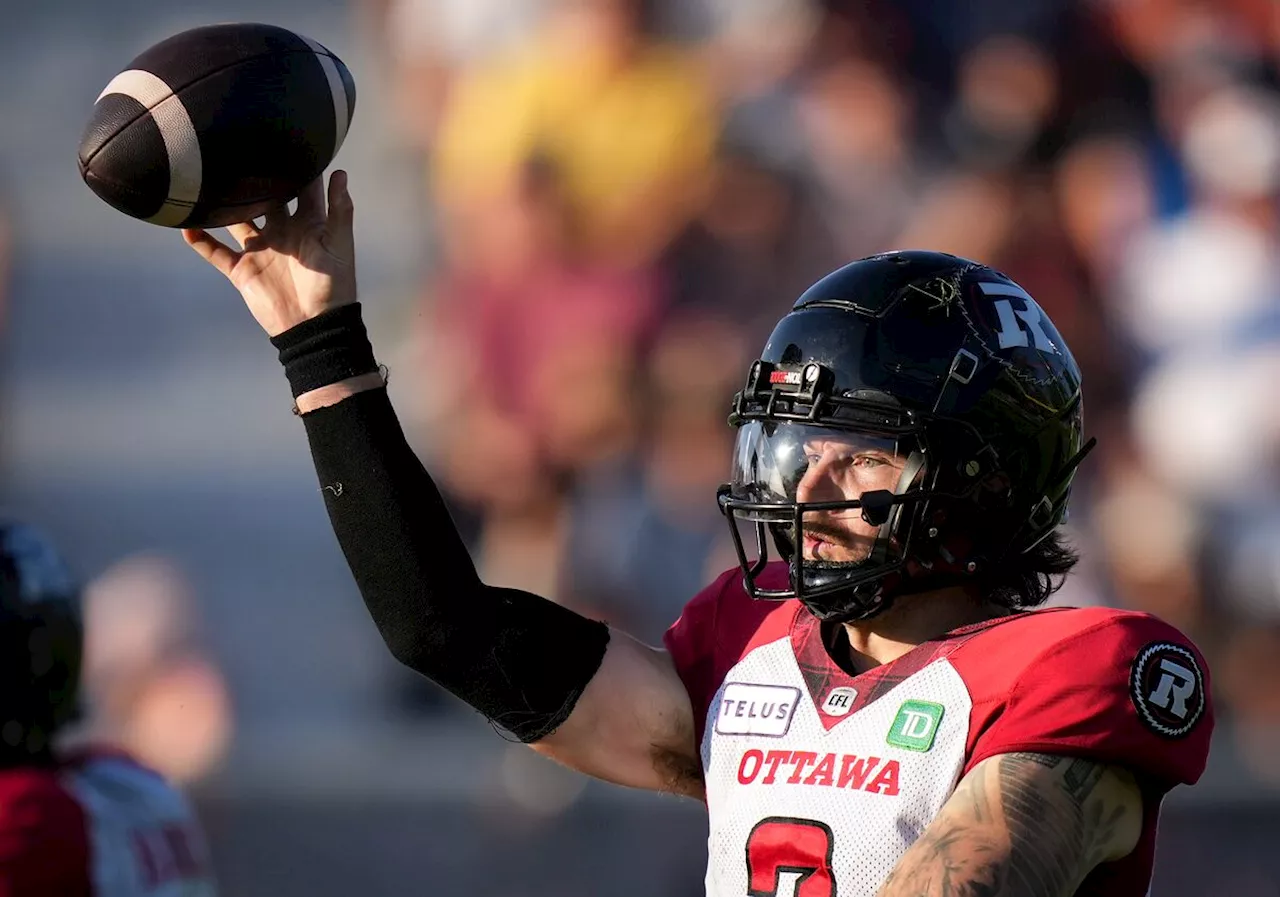 Redblacks look to gain more breathing room in East Division facing Argos