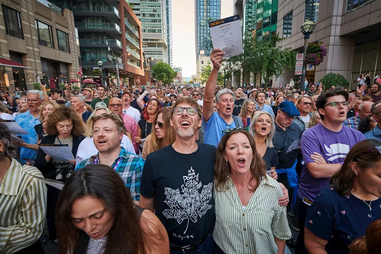 Watch: A Tragically Hip sing-along kicks off TIFF