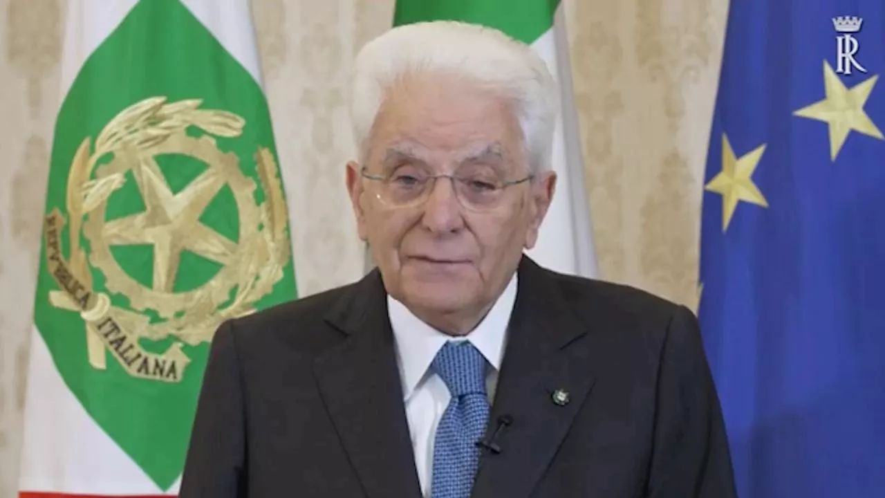 Mattarella: 'L’Italia paga interessi come Francia e Germania messi insieme: abbattere il debito'