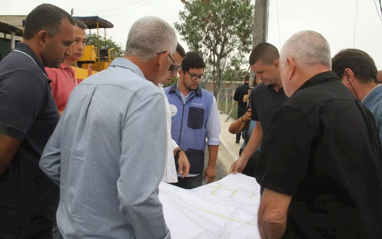 Governo do Estado realiza visita técnica em obras do Jardim Bom Retiro