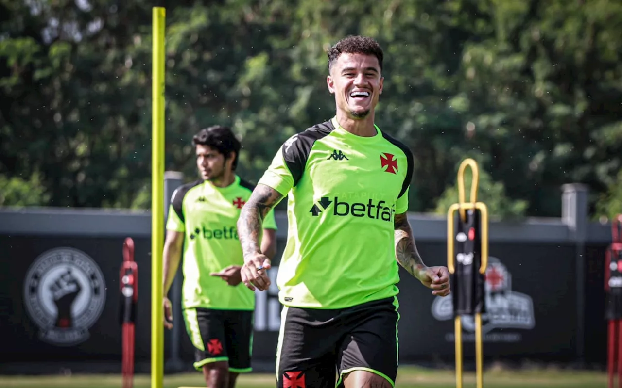 Vasco busca recuperar Coutinho e crê em evolução na sequência da temporada