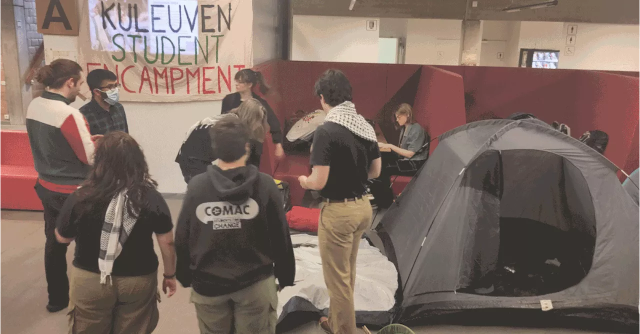 KU Leuven: vrederechter beveelt ontruiming door pro-Palestijnse actievoerders, tegen eerdere uitspraken in