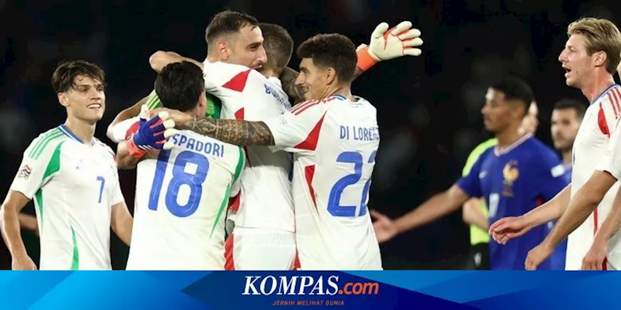 Hasil Bersejarah Italia di Perancis, Spalletti Puji 'Raksasa' Azzurri