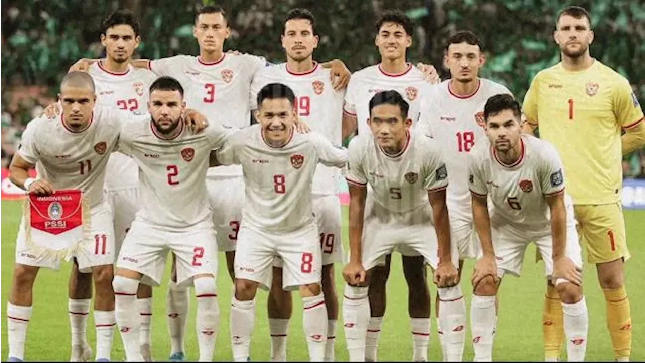 Tahan Imbang Arab Saudi, Ranking FIFA Timnas Indonesia Naik 3 Tingkat