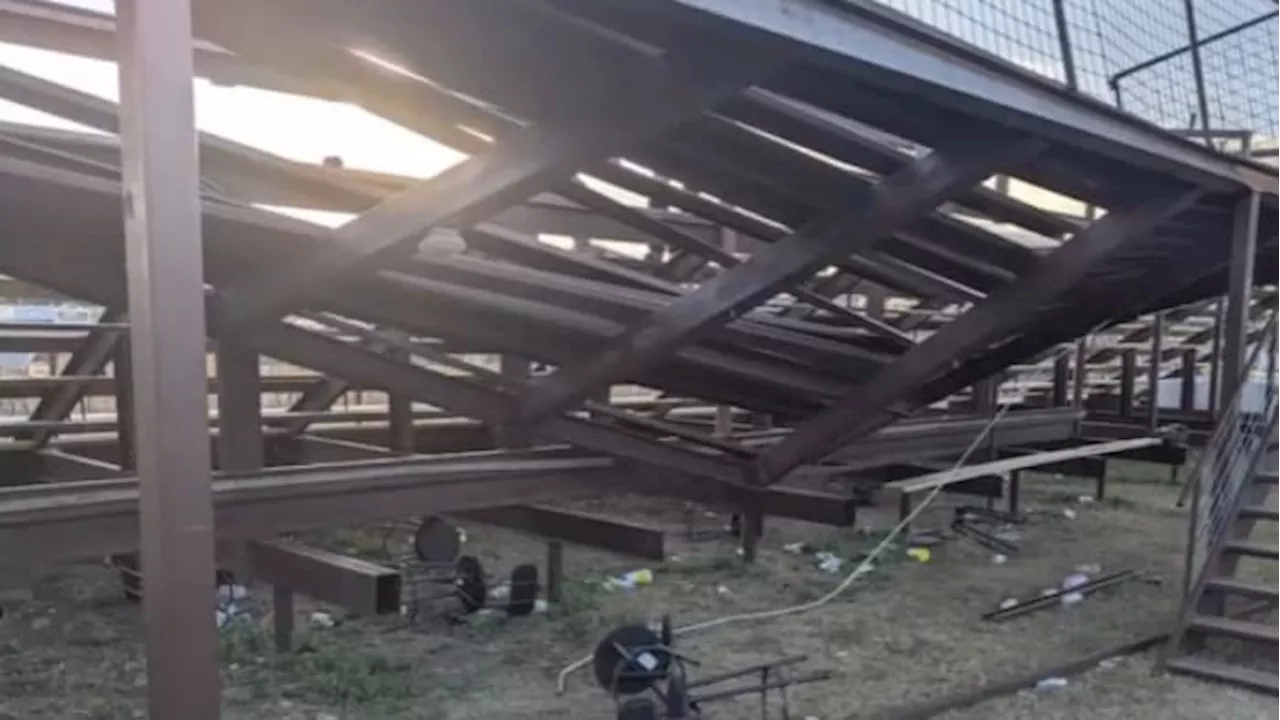 Woman dies after partial bleacher collapse at Kendall County Fair rodeo