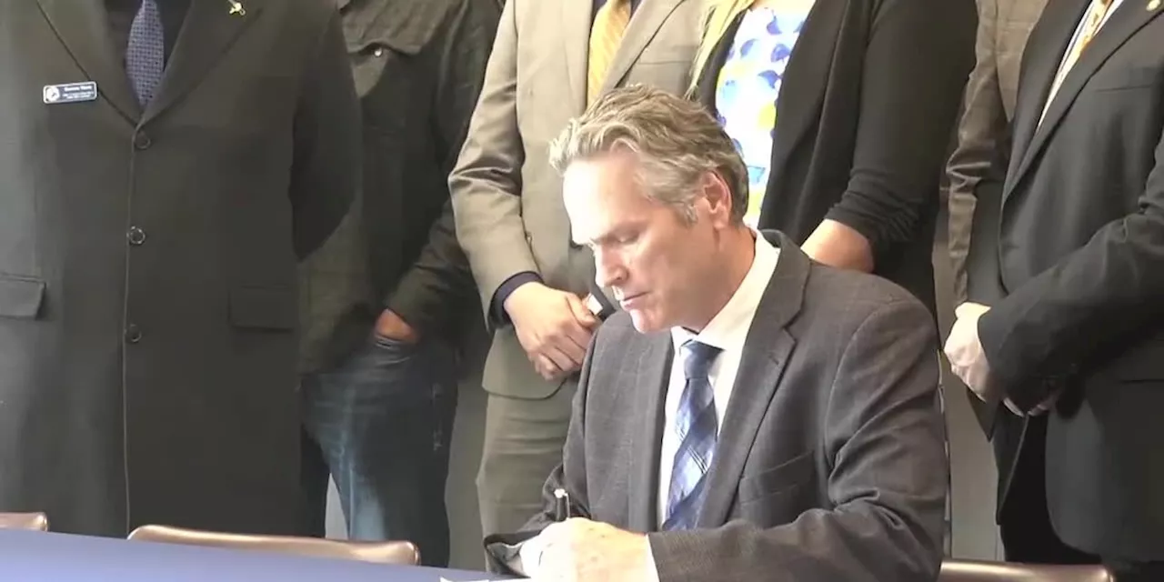 Gov. Dunleavy signs multiple bills in Fairbanks