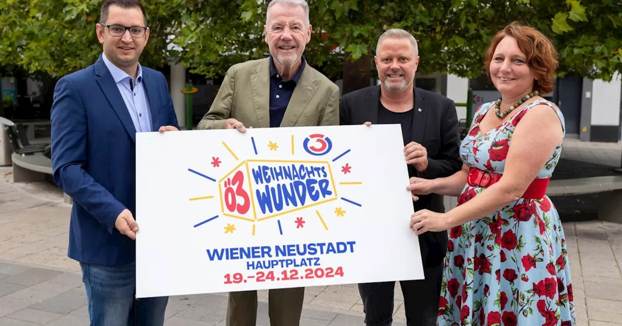 Das Ö3-Weihnachtswunder kommt 2024 aus Wiener Neustadt