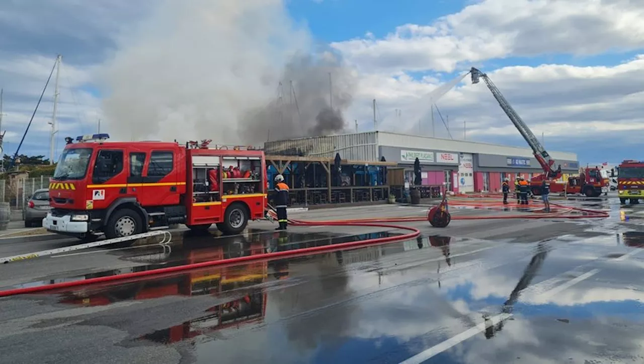 L’incendie ravage le restaurant à Port-Leucate