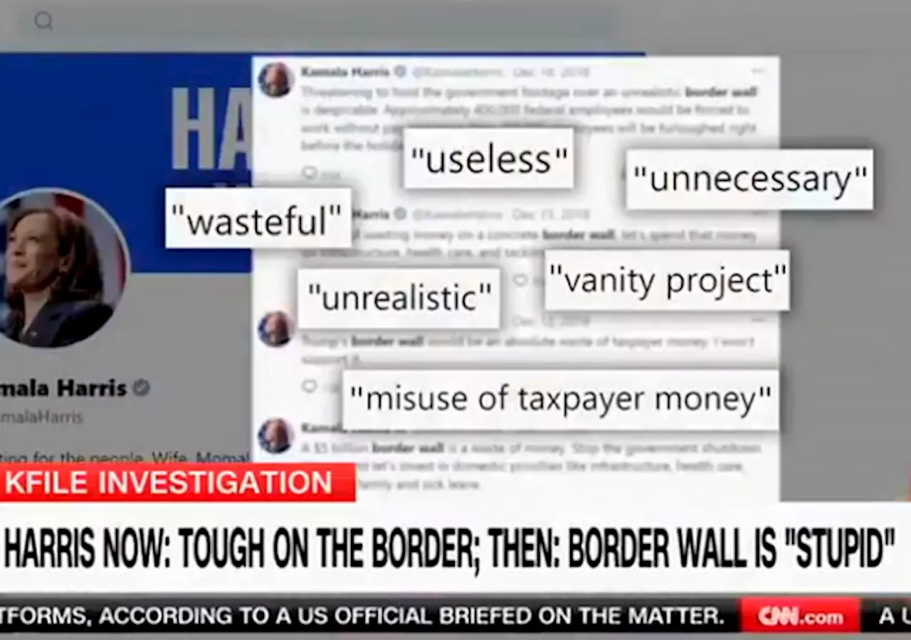 CNN Shockingly Calls Out Kamala Harris Hypocrisy Over Trump Border Wall